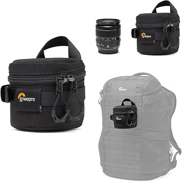 Lowepro ProTactic LCS 8 x 8 III Camera Lens Case, Camera Lens Pouch Bag, fits 50mm F/1.8, for DSLR and Mirrorless Cameras, Vol-0.3L Dim 3.15x3.15x3.15in, Camera Bag, for Photographer/Videographer