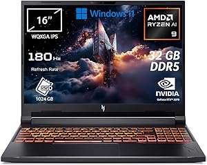Acer Nitro V 16 AI notebook gaming RTX 5070, 32GB RAM