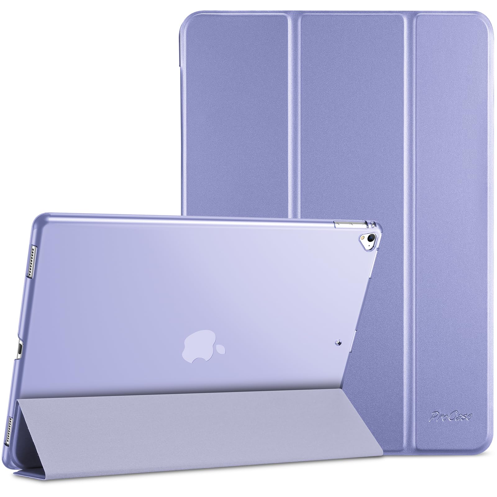 ProCase iPad Pro 12.9" Case 2nd Generation (2017) / 1st Generation (2015) Smart Ultra Slim Lightweight Stand Protective Case Translucent Frost Back Cover for iPad Pro 12.9" 2nd Gen 2017 / 1st Gen 2015 - Light Purple