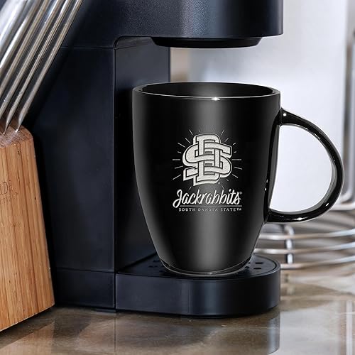 Vista 500 de Rico Industries NCAA - Taza de cerámica con grabado láser, 18 onzas, café y té