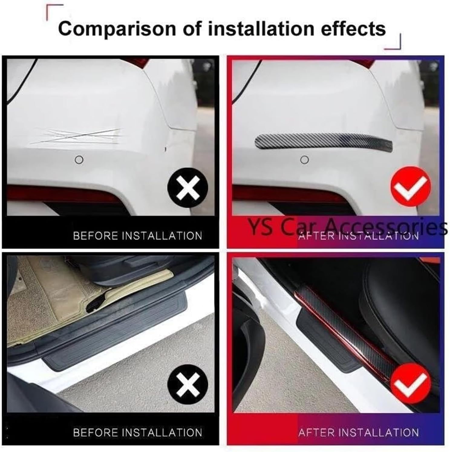 車用サイドスカート 1メートル 3cm幅 ドアプロテクター バンパースタイリング カーボンファイバー DIY ボディトリムモールディ