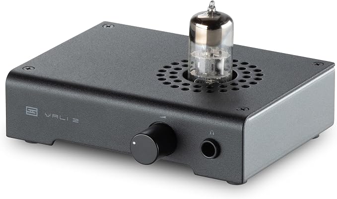 schiit vali 2 tube hybrid headphone amp and preamp black
