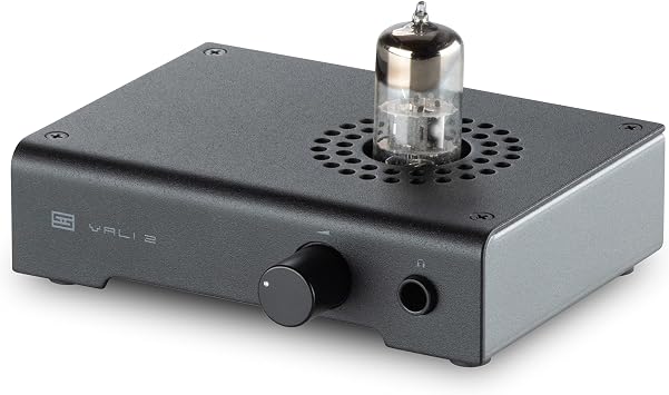 Schiit Vali 2++ Tube Hybrid Headphone Amplifier and Preamp Black
