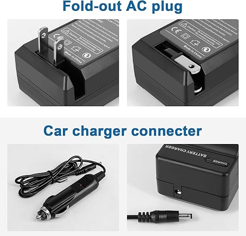 Miniatura 6 de Batería NB-11L/NB-11LH (paquete de 2) y kit de cargador compatible con Canon PowerShot ELPH 190 is, ELPH 180, ELPH 110 HS, SX400 es, SX410 is, SX420