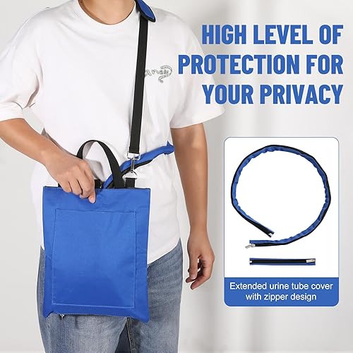 Miniatura 3 de Rhino Valley Foley - Funda para bolsa de catéter con correa ajustable y funda de tubo, soporte para bolsa de nefrostomía con bolsillo de