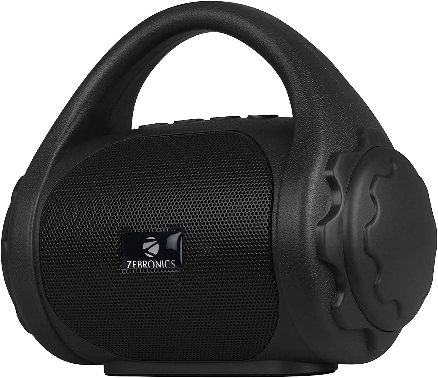 Zebronics ZEB-COUNTY 3W Wireless Bluetooth Portable Speaker With Supporting Carry Handle, USB, SD Card, AUX, FM & Call Function. (Black)