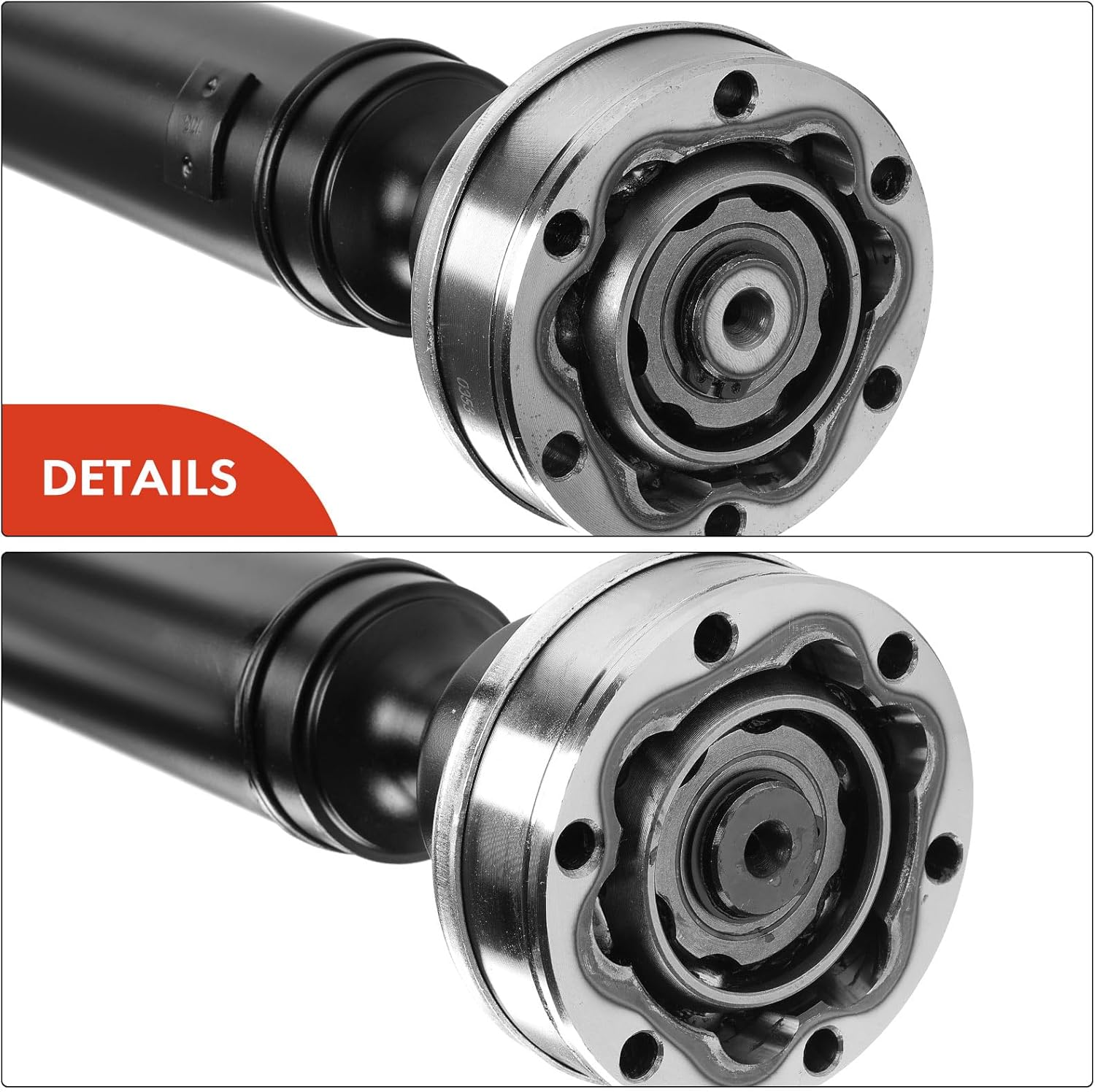 A-Premium Rear Drive Shaft Driveshaft Assembly Compatible with Audi 2001 2002 2003 2004 2005 Allroad Quattro, [2.7L, Automatic Transmission], Replace# 4Z7521101K, Complete Prop Shaft
