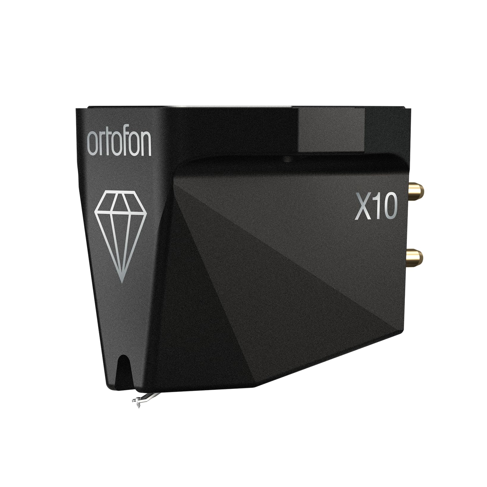Ortofon MC X10 Cartouche phono à bobine mobile avec stylet diamant elliptique (Noir)
