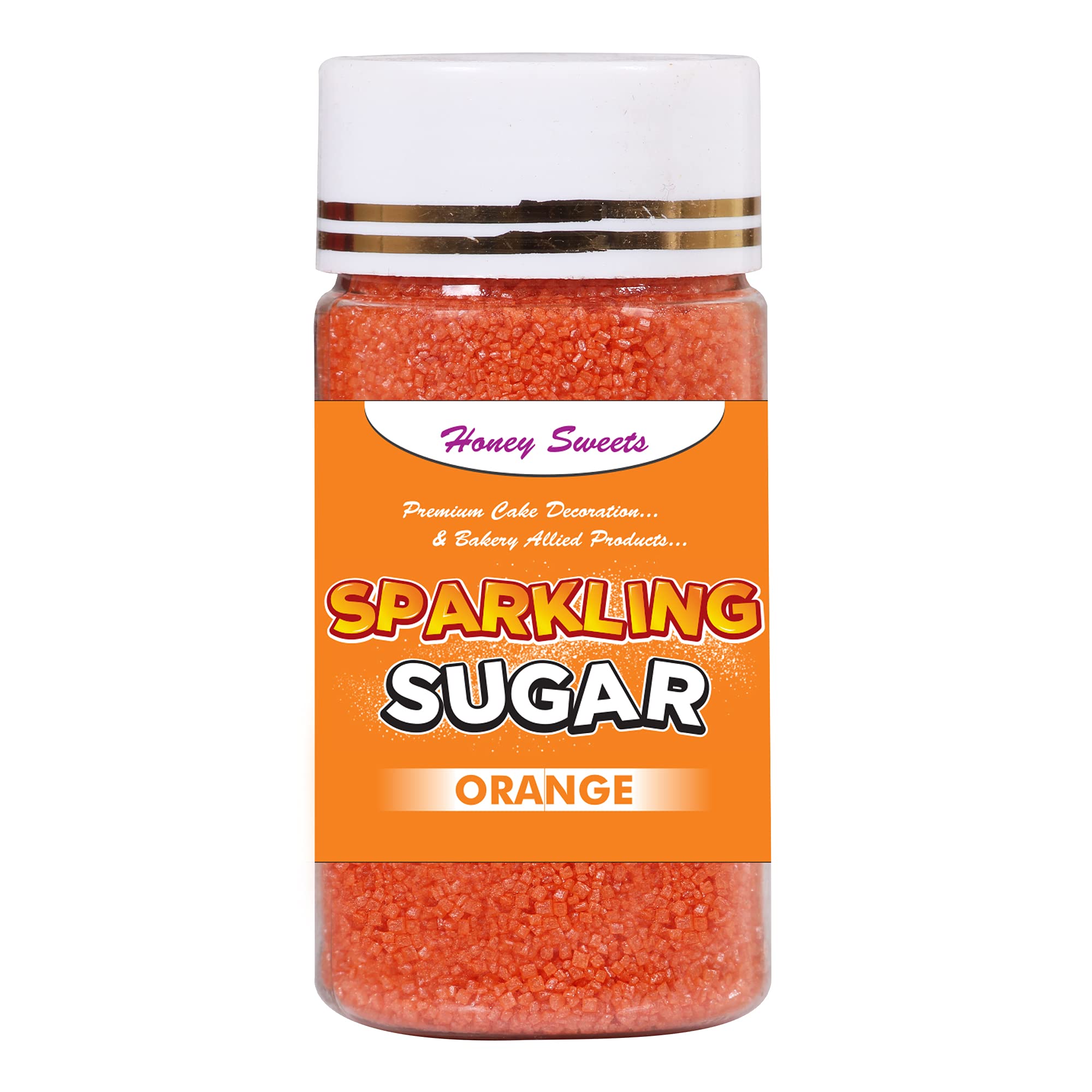 Honey Sweets Sparkling Sugar for Cakes, Cupcakes & Donuts Decoration (Orange, 125 Grams) (B08KLNHJ2J) Amazon Price History, Amazon Price Tracker