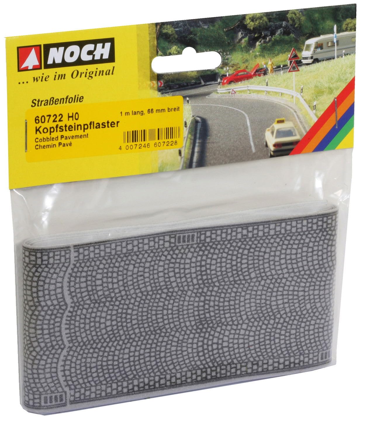 NOCH 60724 HO - Place Pavée 220 X 140 Mm (2 U) - NOCH