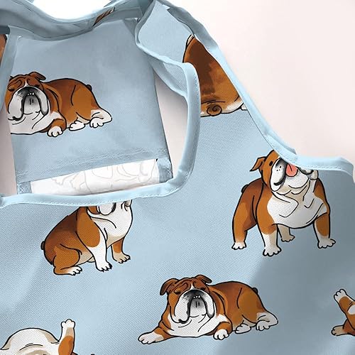 Miniatura 3 de WIRESTER Bolsa de comestibles reutilizable para mujeres y niñas, bolsa de compras plegable, bolsa de hombro, bolsa de playa