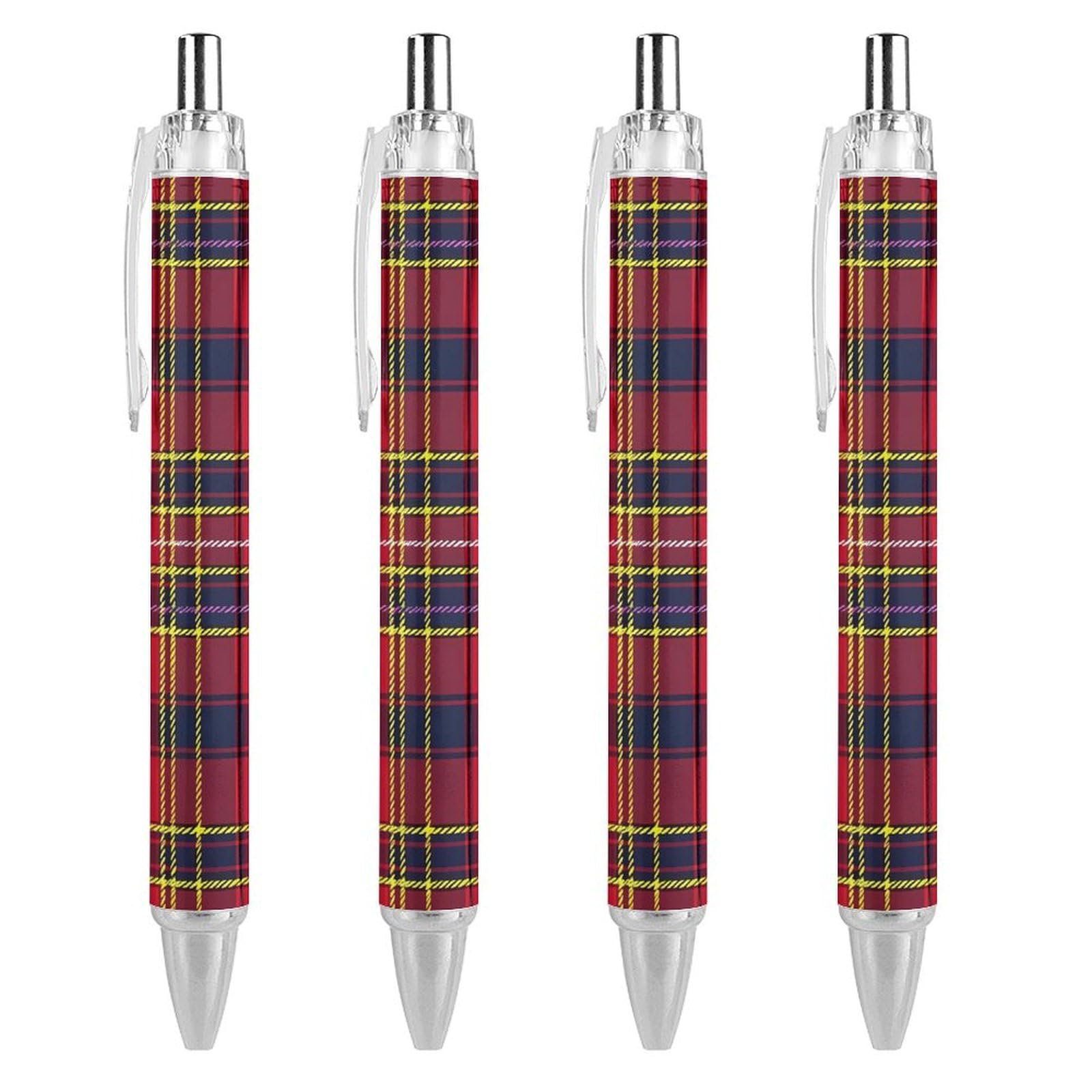 Bolígrafo retráctil de punta fina de 0,5 mm y escritura suave para escritorio, pack de 4 8