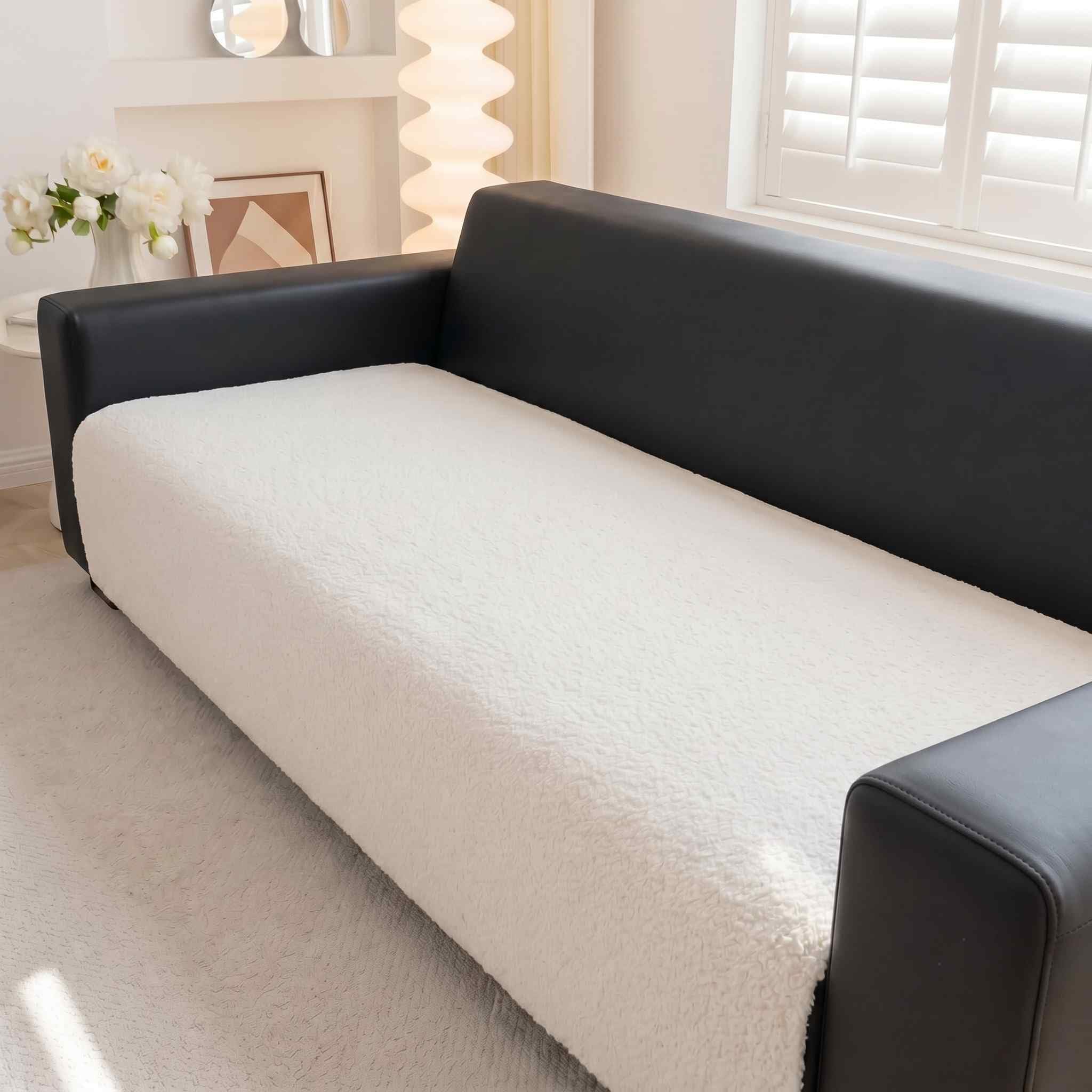 Styleys Sofa Mat - Anti-Slip Teddy Cover -10 Styleys Sofa Mat - Anti-Slip Teddy Cover -10