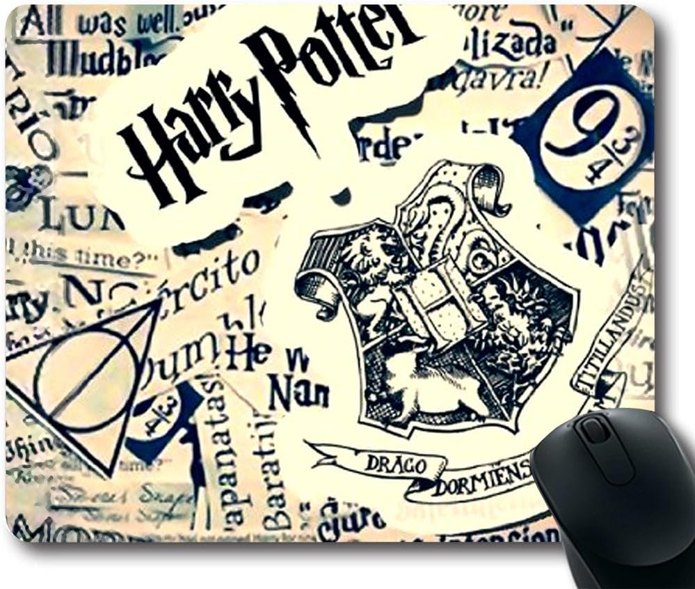 Mouse Pad Mat Harry Potter Deathly Retro design