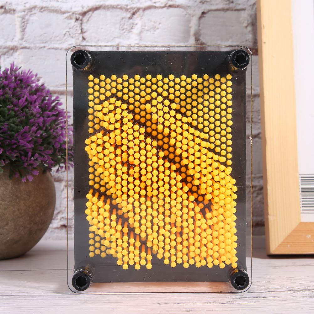 Giocattolo da Gioco 3D Pin Art, Bacheca in Plastica Impressione Scultura Ad Ago Giocattoli a Forma di Mano Modello Clone Sollievo Dallo Stress Giocattoli da Scrivania Decorazioni