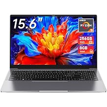 CHUWI 15.6 inch Laptop Computer, AMD Ryzen 5 Laptop, 8GB RAM 256GB SSD