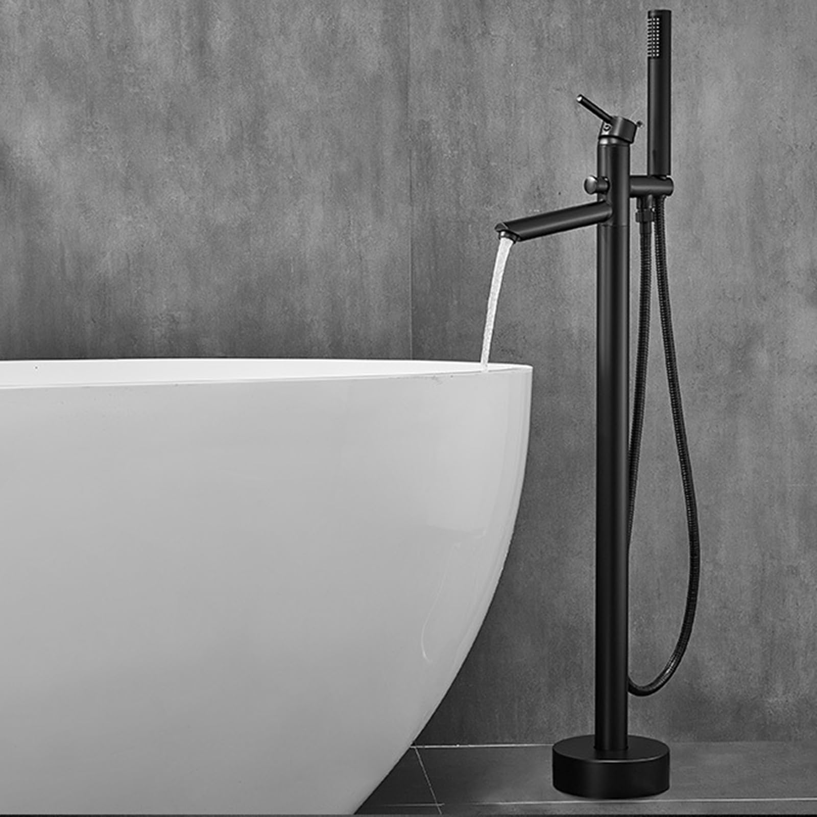 Robinet de baignoire et douche 2 en 1 avec flexible de 1,5 m robuste