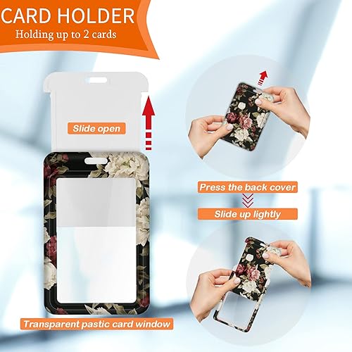 Miniatura 4 de Soporte para tarjeta de identificación con cordón, clip retráctil para carrete de insignia para enfermera, médico, correa de cordón desmontable para