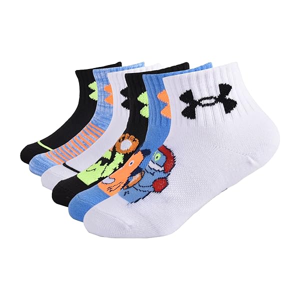 Under Armour boys Multi Pack Quarter Sock