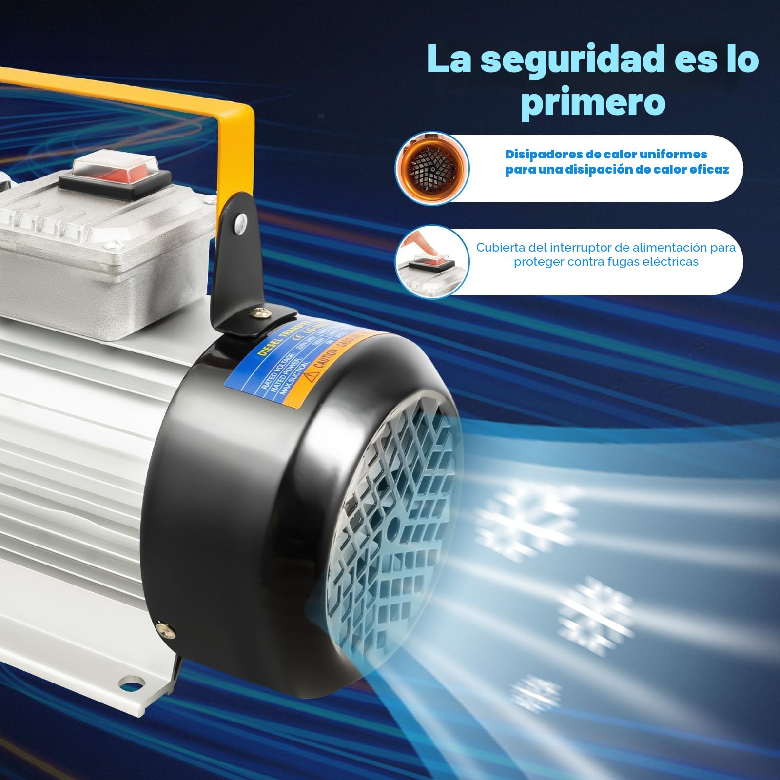 bomba de combustible, eléctrica autocebante, diésel 550 W, 220 V, extracción de aceite, transferencia de combustible diésel