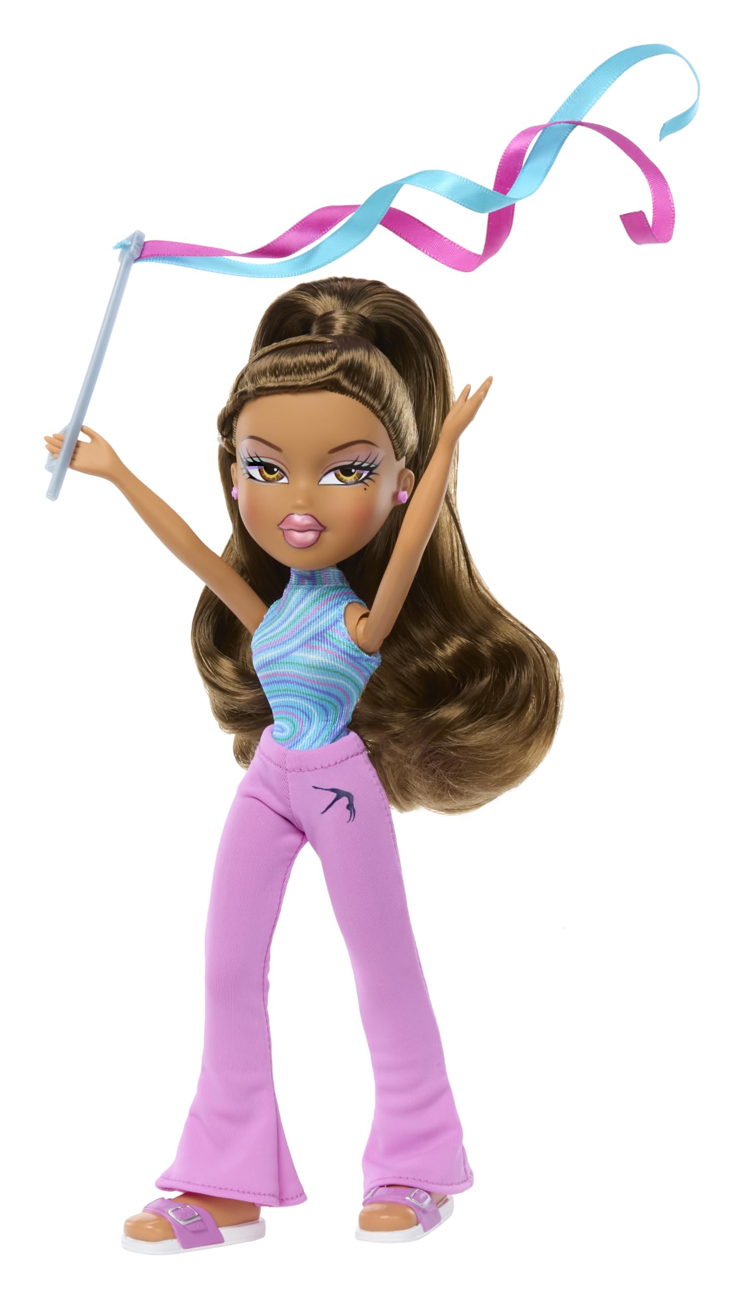 Bratz Play Sportz Yasmin Gymnastics Fashion Doll With Accessories, 11.5 inches - Image 4