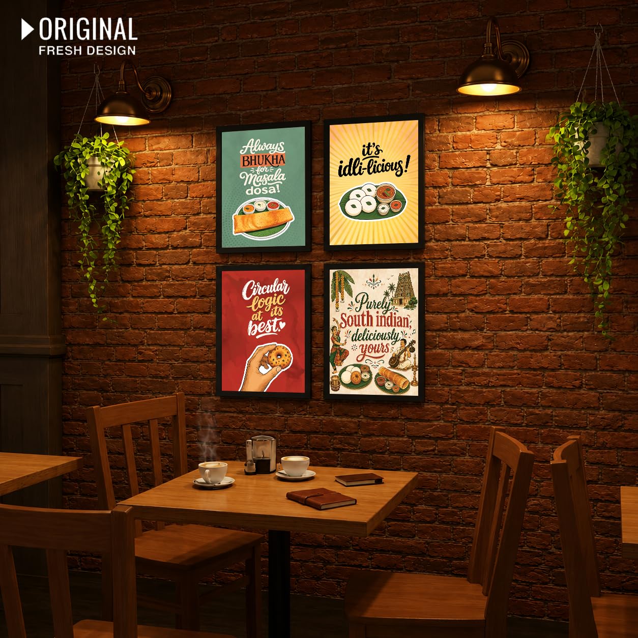 Restaurant Wall Art - South Indian Food Quotes -2 Restaurant Wall Art - South Indian Food Quotes -2