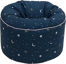 Ready Steady Bed Fauteuil Poire pour Enfants | Pouf Confortable pour Salle de Jeux intérieure | Siège de canapé Rond et Doux pour Les Enfants | Meuble Ergonomique pour Tout-Petits (Clair de Lune)