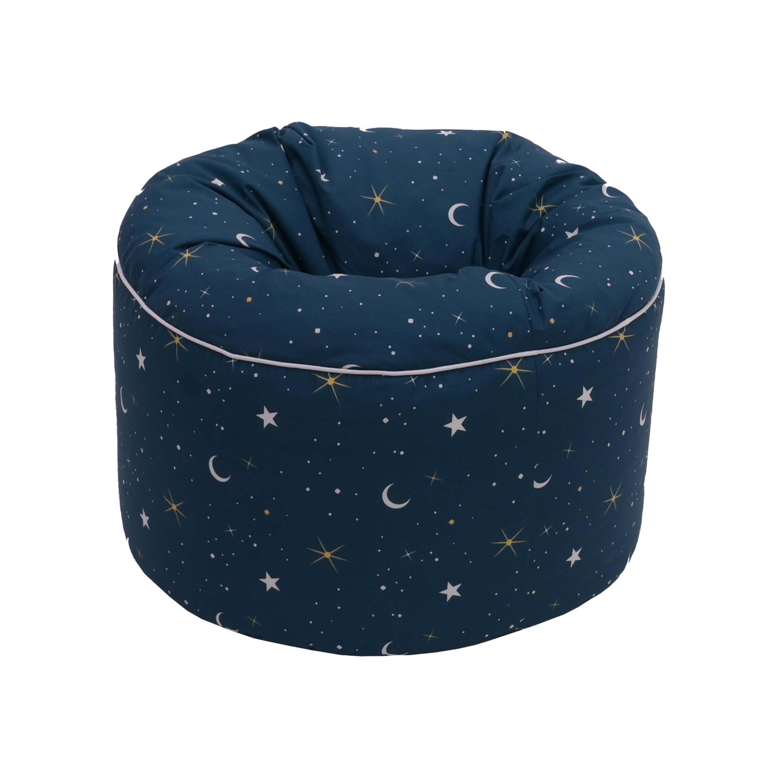 Ready Steady Bed Fauteuil Poire pour Enfants | Pouf Confortable pour Salle de Jeux intérieure | Siège de canapé Rond et Doux pour Les Enfants | Meuble Ergonomique pour Tout-Petits (Clair de Lune)