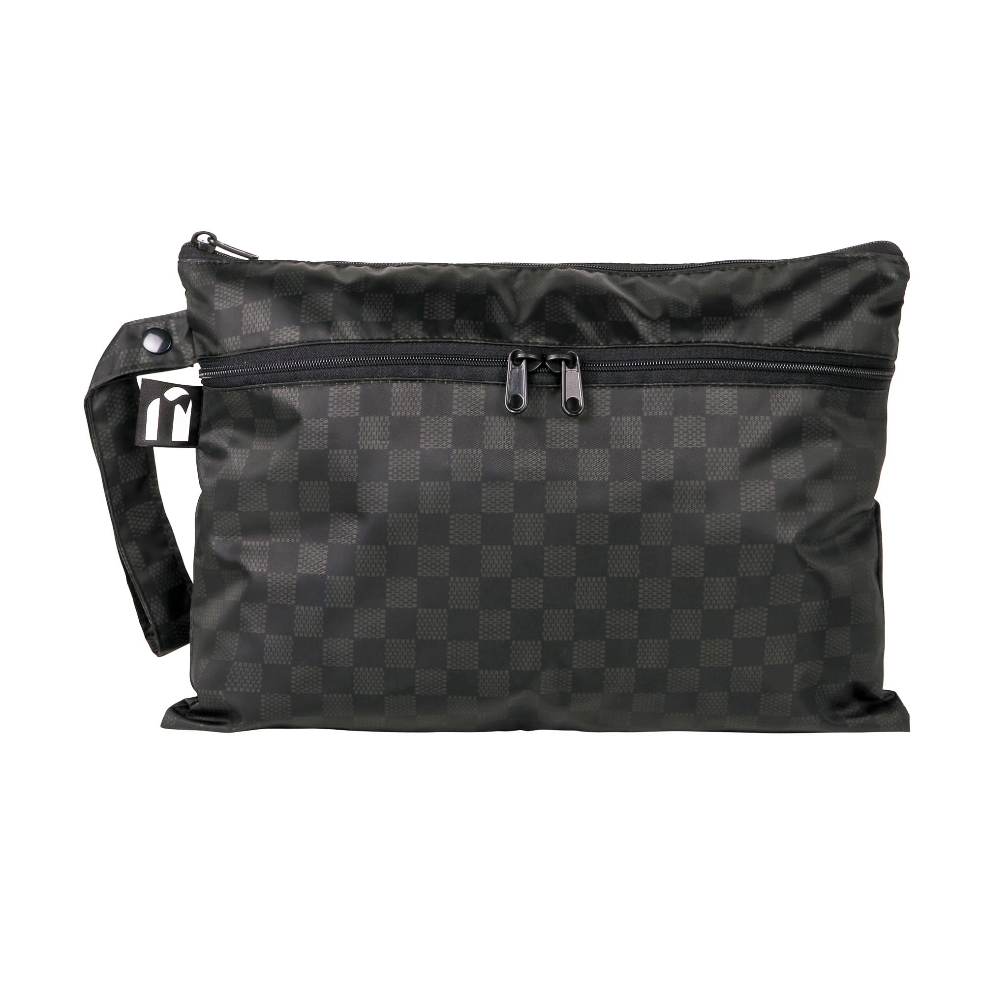 Bumkins Roamio Waterproof Wet Dry Clutch Bag for Baby, Travel, Swim Suits, Cloth Diapers, Pump Parts, Pool, Gym Clothes, Toiletry, Hook to Stroller,