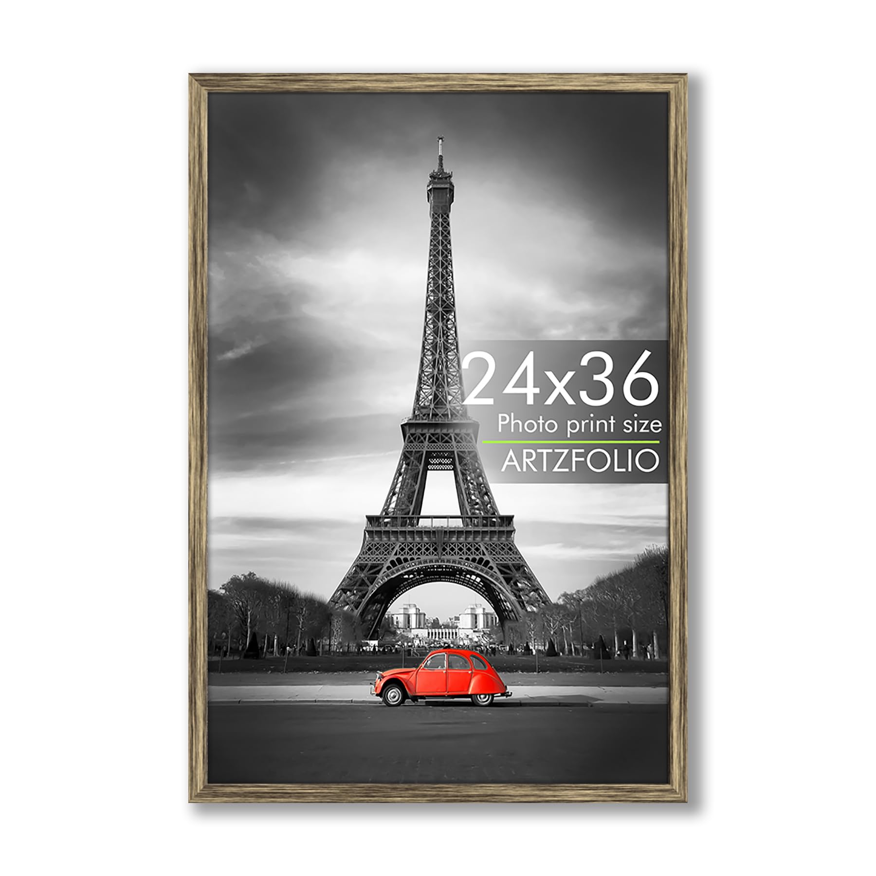 ArtzFolio Wall Photo Frame D582 | Extra Large Size Wall Photo Frames | Big Oversize Picture Frames Bedroom, Home & Office | Antique Golden | 24x36 inch (61x91 cms)