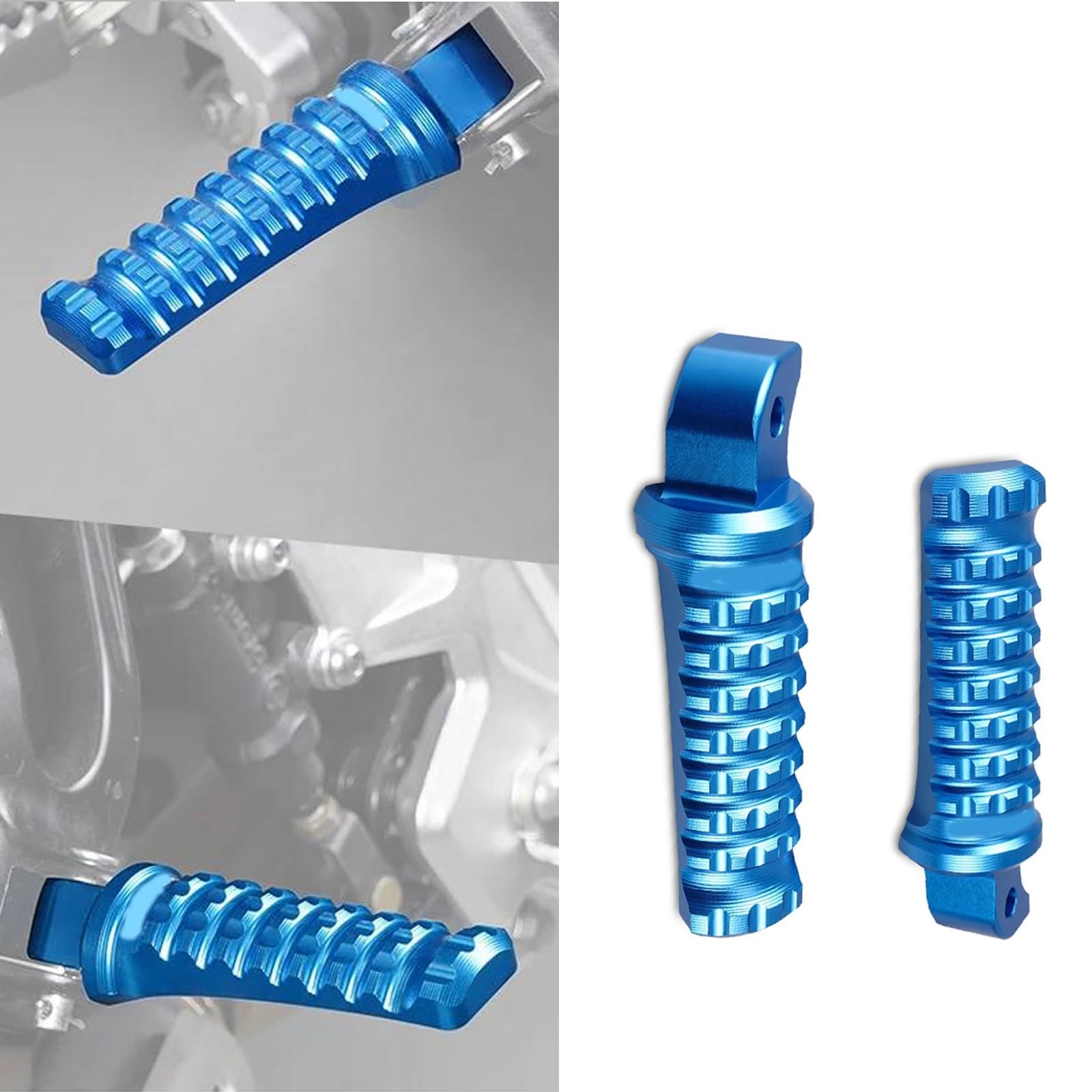 Parte della pedana Ricambi E Accessori Per Moto Per Yamaha Tenere 700 Per Rally Edition 2020-2022 2021 Pedane Poggiapiedi Passeggero Posteriori(Blue)