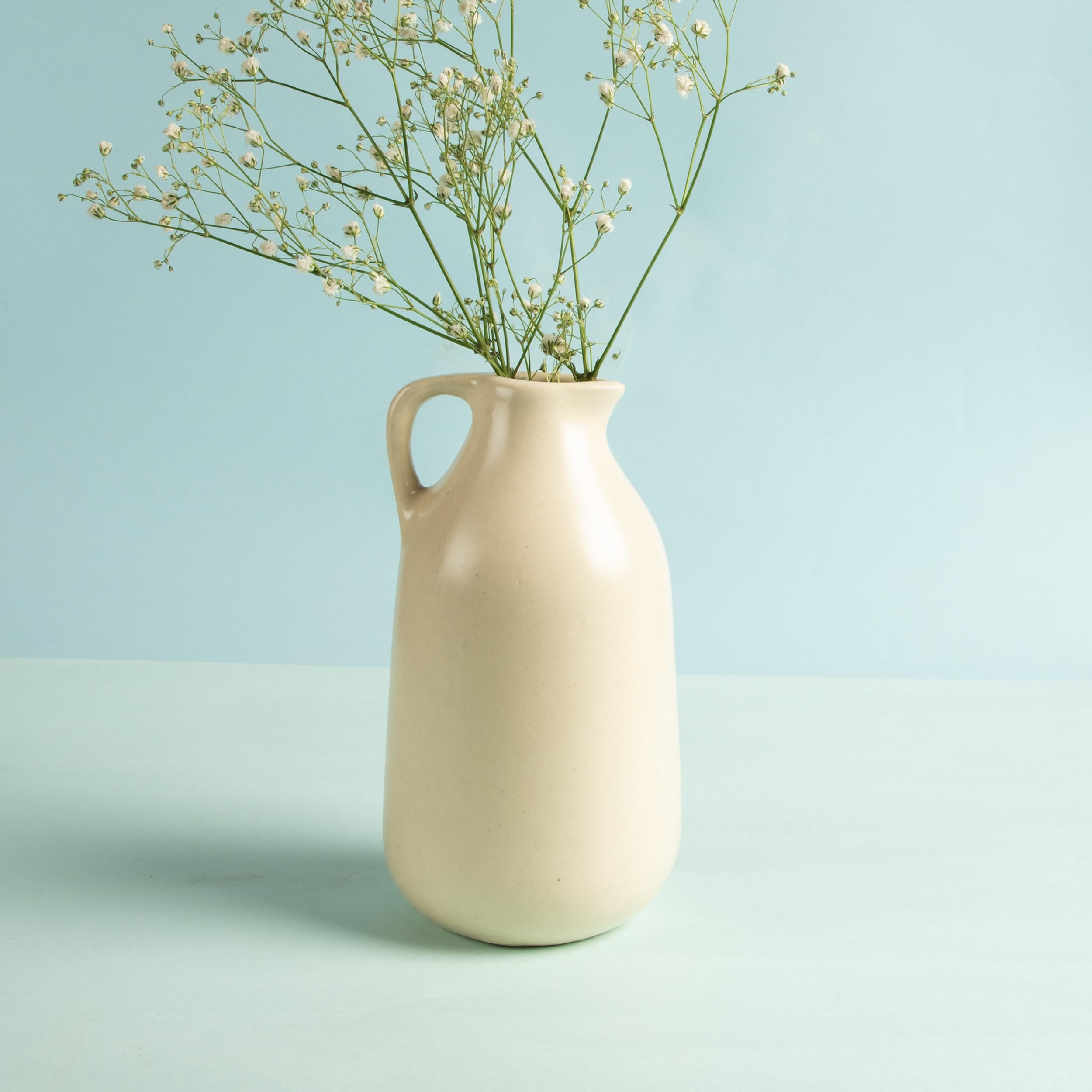 The White Space Living Nordic Jug Art Ceramic Eggshell Vase to Keep Pampas Grass, Flowers, Gifting, Home, Bedroom, Office Corner, Living Room, Restaurant Centerpieces Decoration and Craft (B0CGVTS2DR) Amazon Price History, Amazon Price Tracker