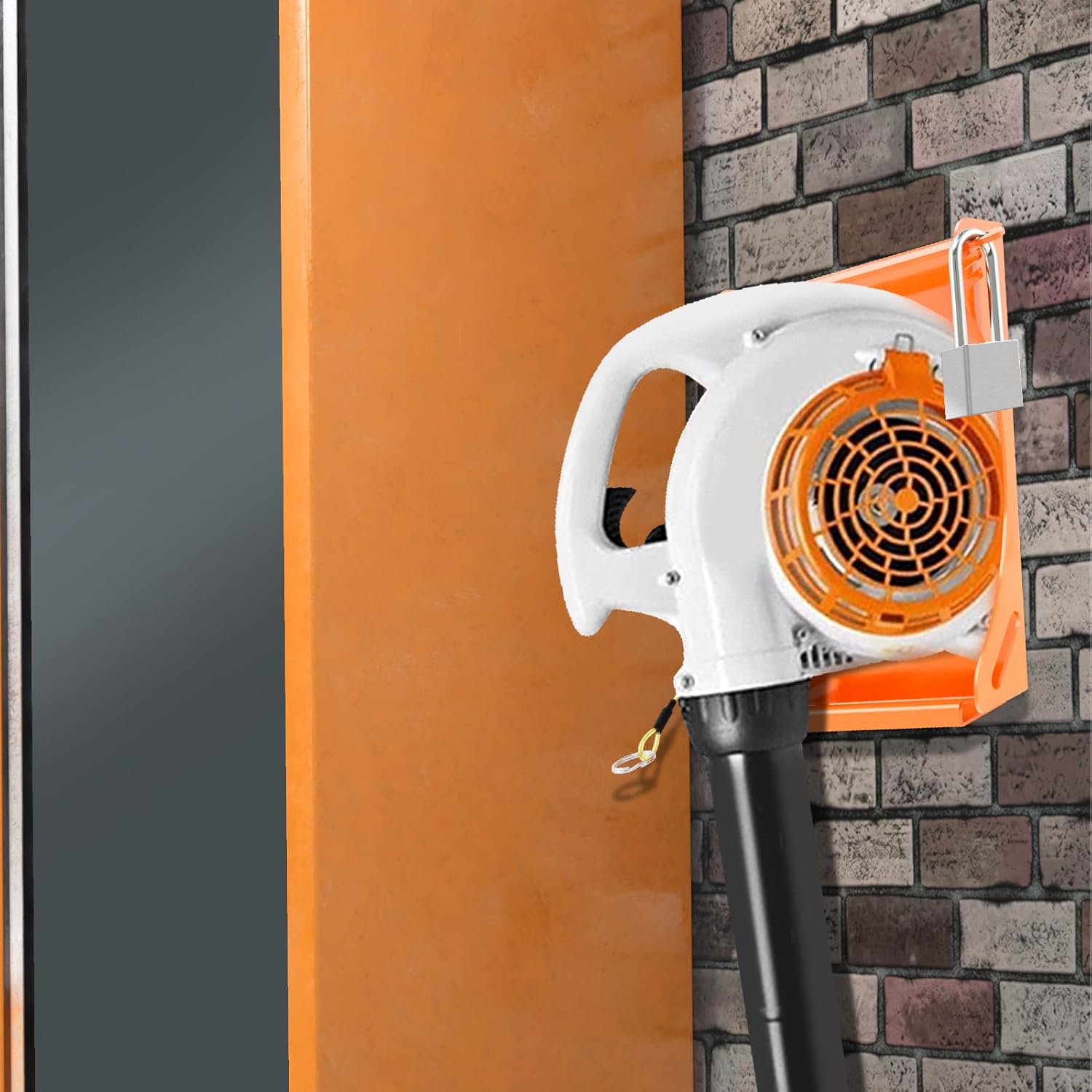 Handheld Leaf Blower Hanger, Leaf Blower Rack for Bg-50,Bg-56,Bg-66,Bg-86, Leaf Blower Wall Mount Bracket, Blower Rack for Garage Wall, Convenient Use Blower Holder Rack