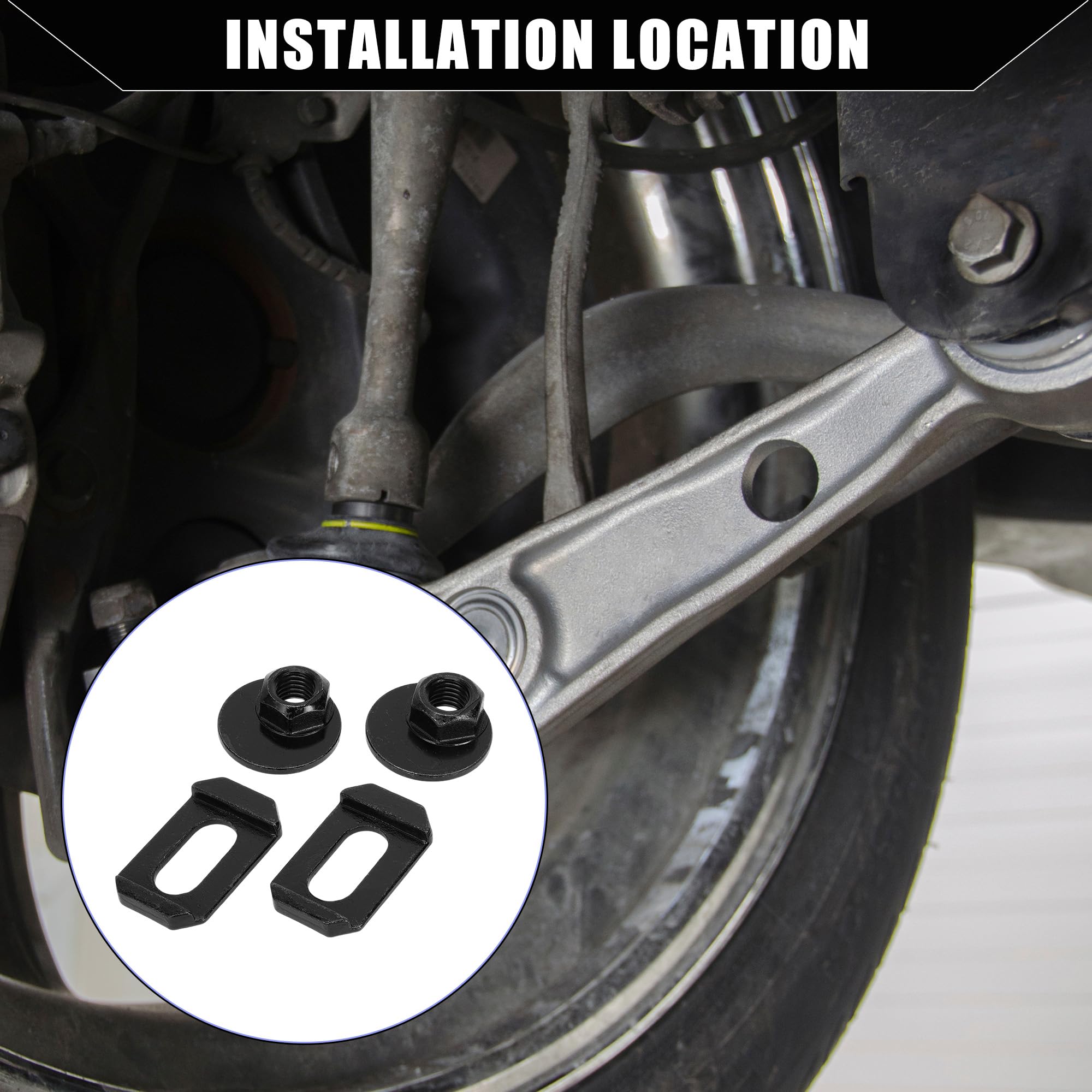 Kit De Carrossage Et Parallélisme Pour Ford Expedition 13-19 1pc | NOIR, MÉTAL, POUR LINCOLN NAVIGATOR 2015-2017, EMPLACEMENT INFÉRIEUR AVANT, RÉGLAGE D'ALIGNEMENT DES ROUES, NON-OEM