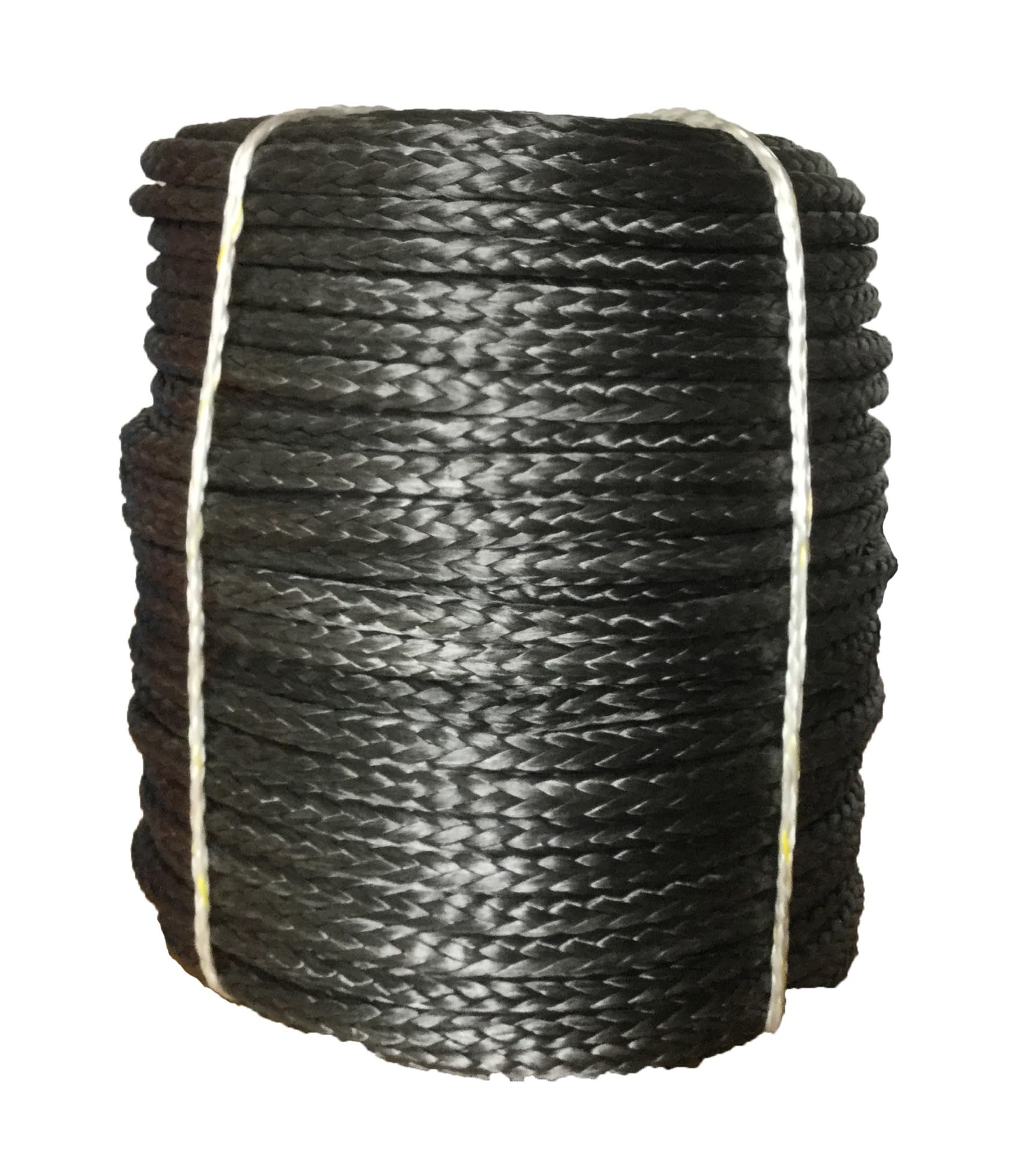 Kit fune sintetica per verricello Linea di funi for argano ATV 12MM * 80M Corda al plasma UHMWPE Linea di argano sintetico for fuoristrada ATV UTV SUV(Blauw)