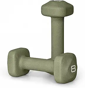 Tone Fitness Neoprene Dumbbell Weight Pairs with Anti-Roll Square Head | Multiple Options