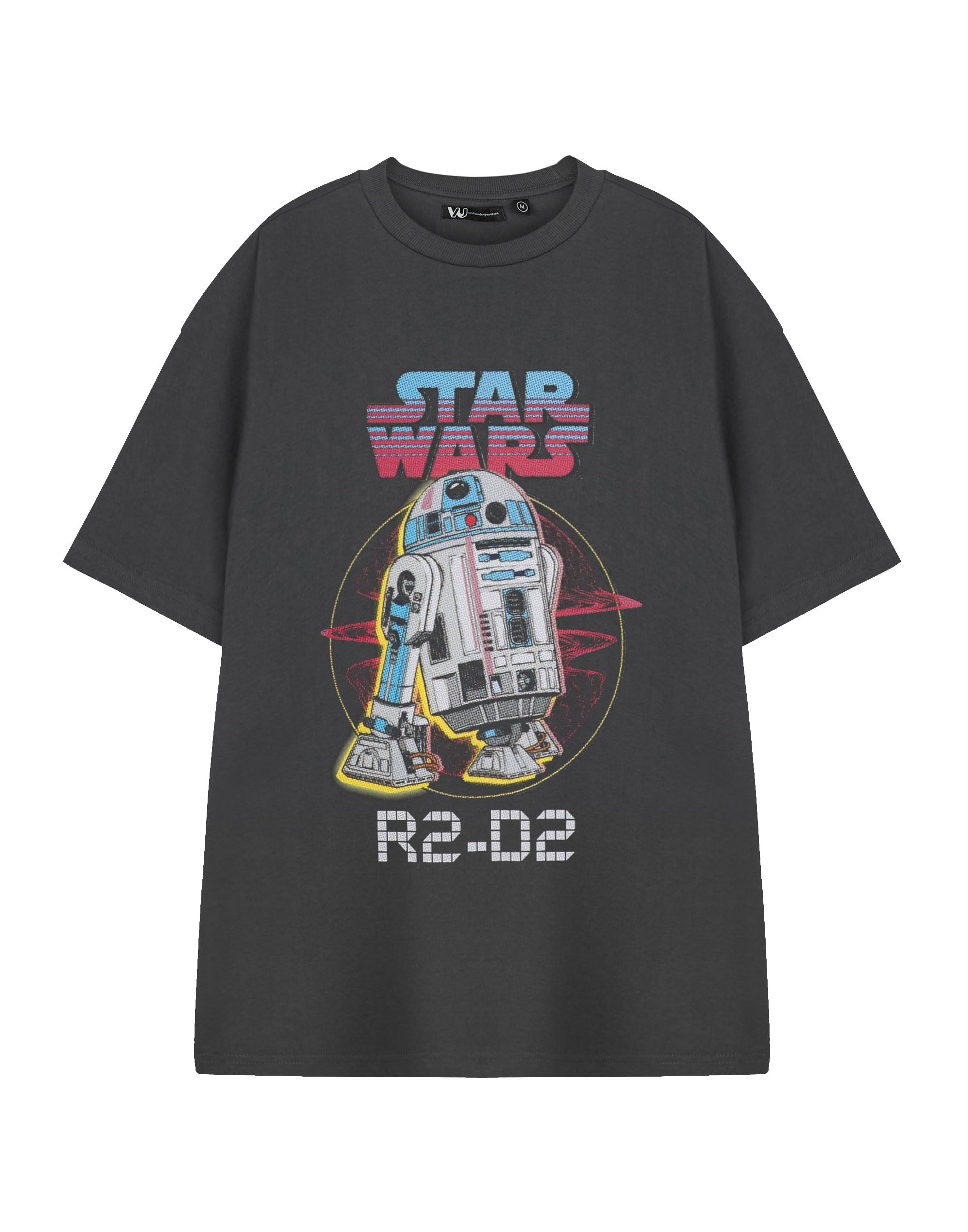 Star Wars Men's R2-D2 Short Sleeve T-Shirt - Grey - S