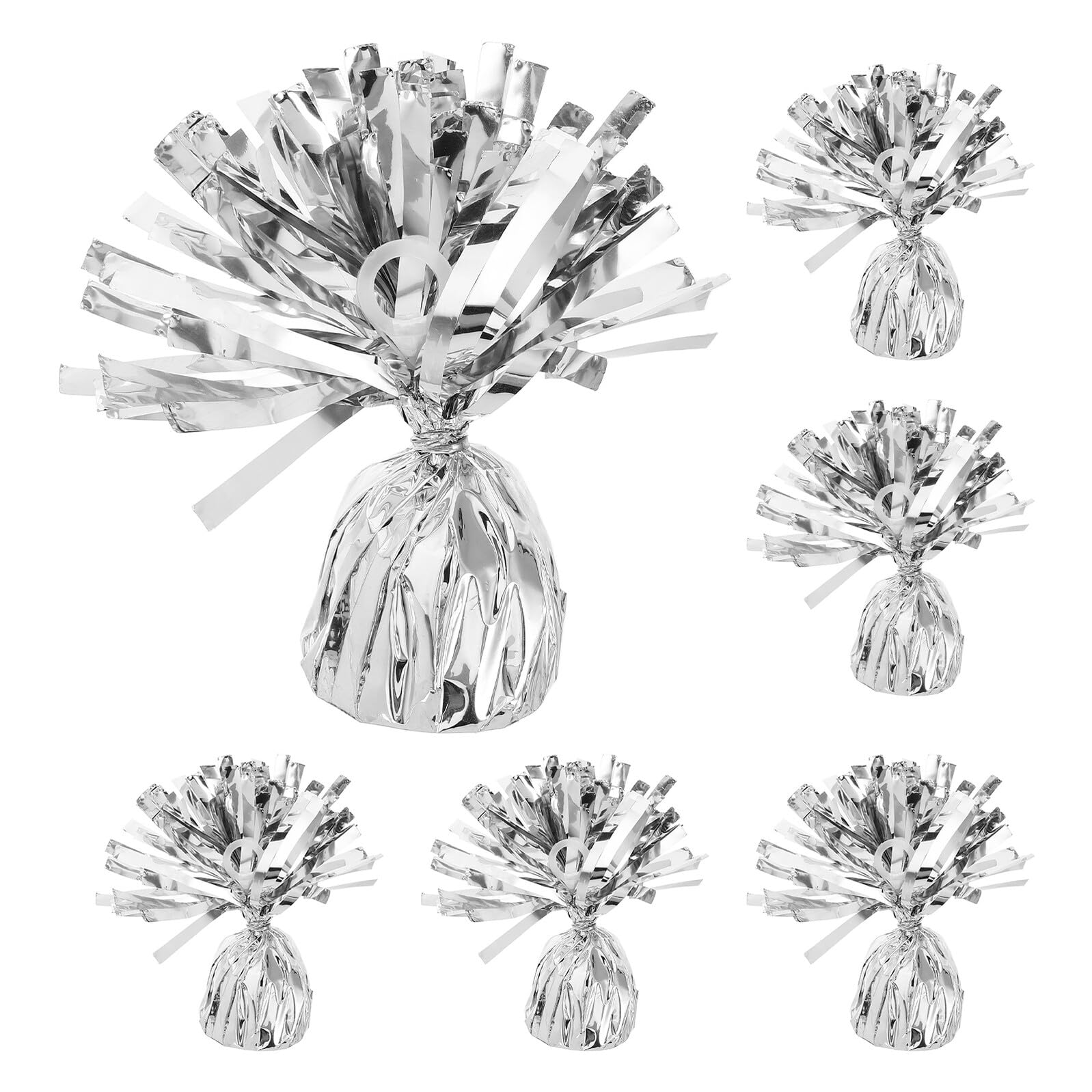 6 Stück Ballongewichtblöcke aus Zement und Pet mit Elegantem Design für Hochzeitsballons und Outdoor Events Einfache Befestigung und Hohe Stabilität