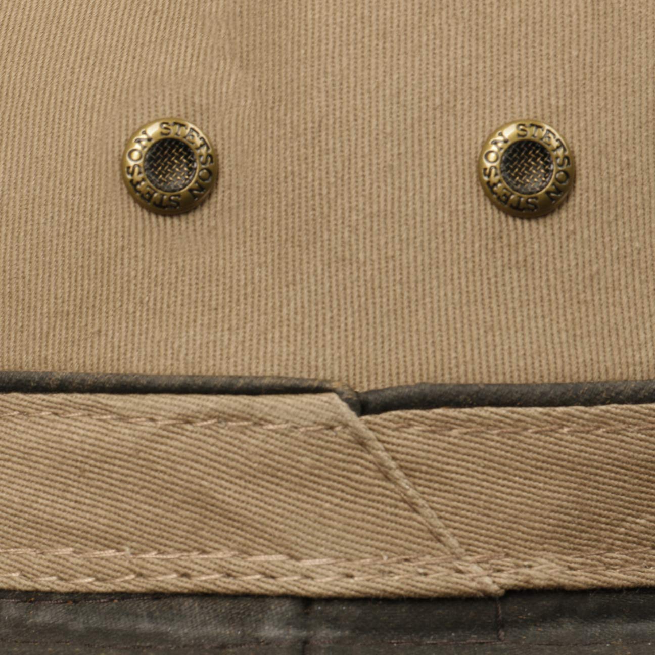 Stetson Cappello Traveller Uomo con Protezione UV40 Cappello Sole Ripiegabile Indeformabile Used Look Tessuto Primavera Estate