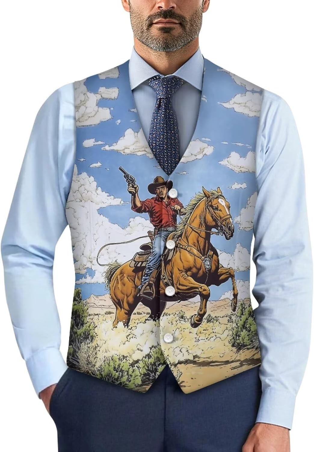 Men's Formal Suit Vest Business Casual Dress Waistcoat Wedding Party V-Neck Suit Vests for Men Lightweight 2026