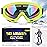 COOLOO Ski Goggles, 2 Pack Snow Goggles Snowboard Goggles for Men Women Kids - UV Protection Foam Anti-Scratch Dustproof