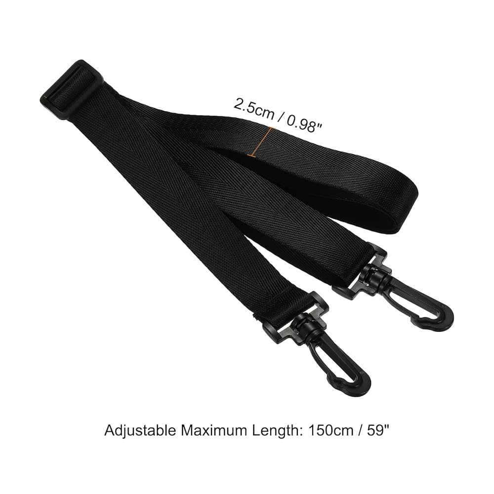 Amazon | PATIKIL 150cm ショルダーストラップ 2.5cm幅 ナイロン