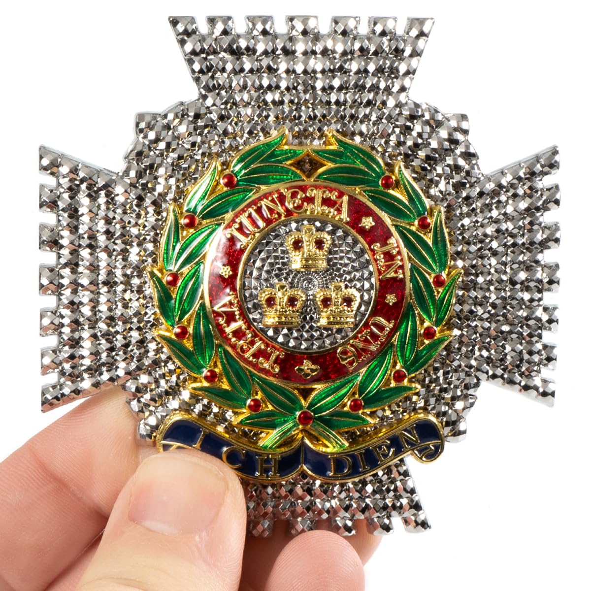 Reproduktion vor dem 1. Weltkrieg Britische Bruststern-Medaille des Ordens des Baderitters, Einheitsgröße, Zink