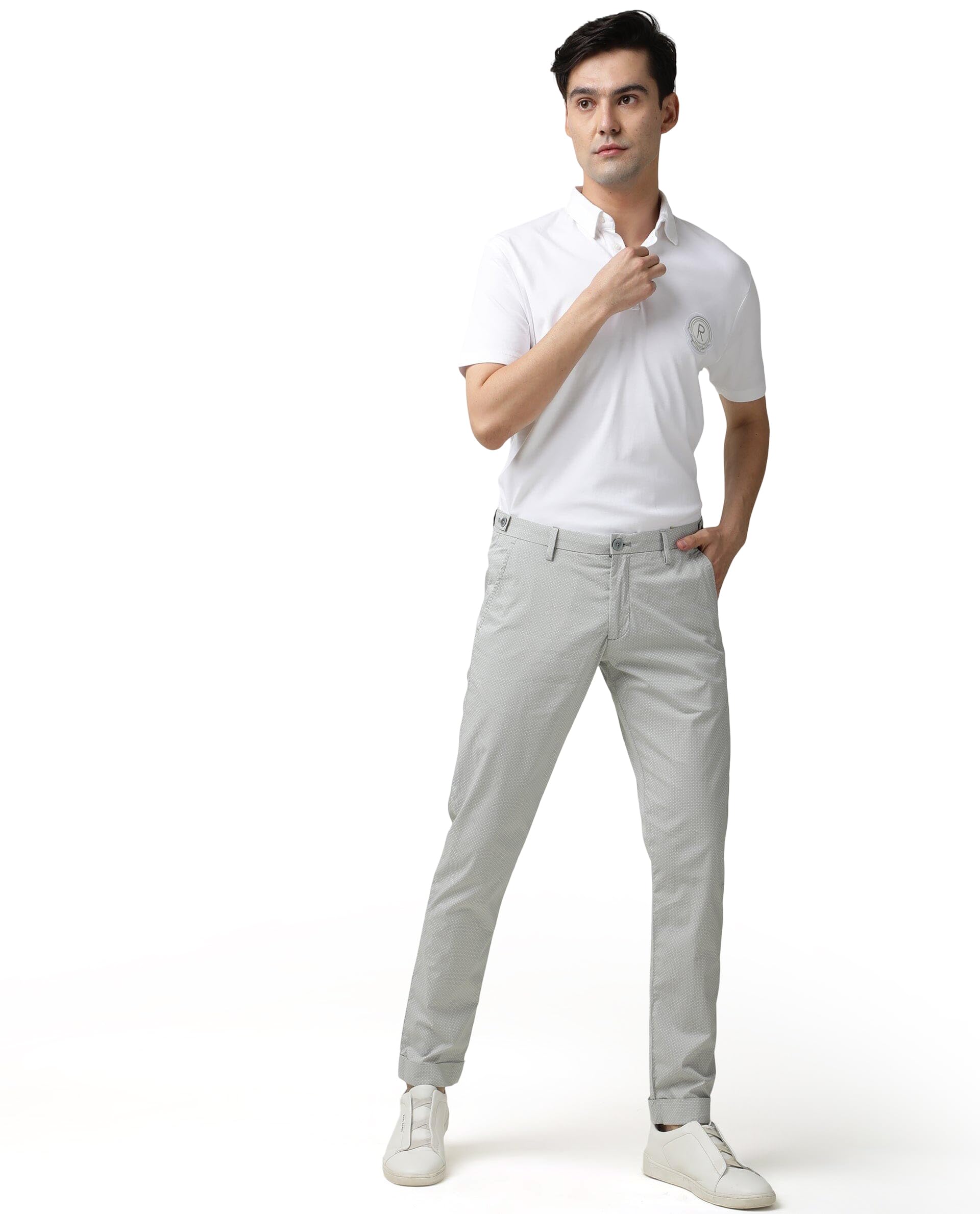 rare rabbit Slim fit Polka Print Trouser-picture-33