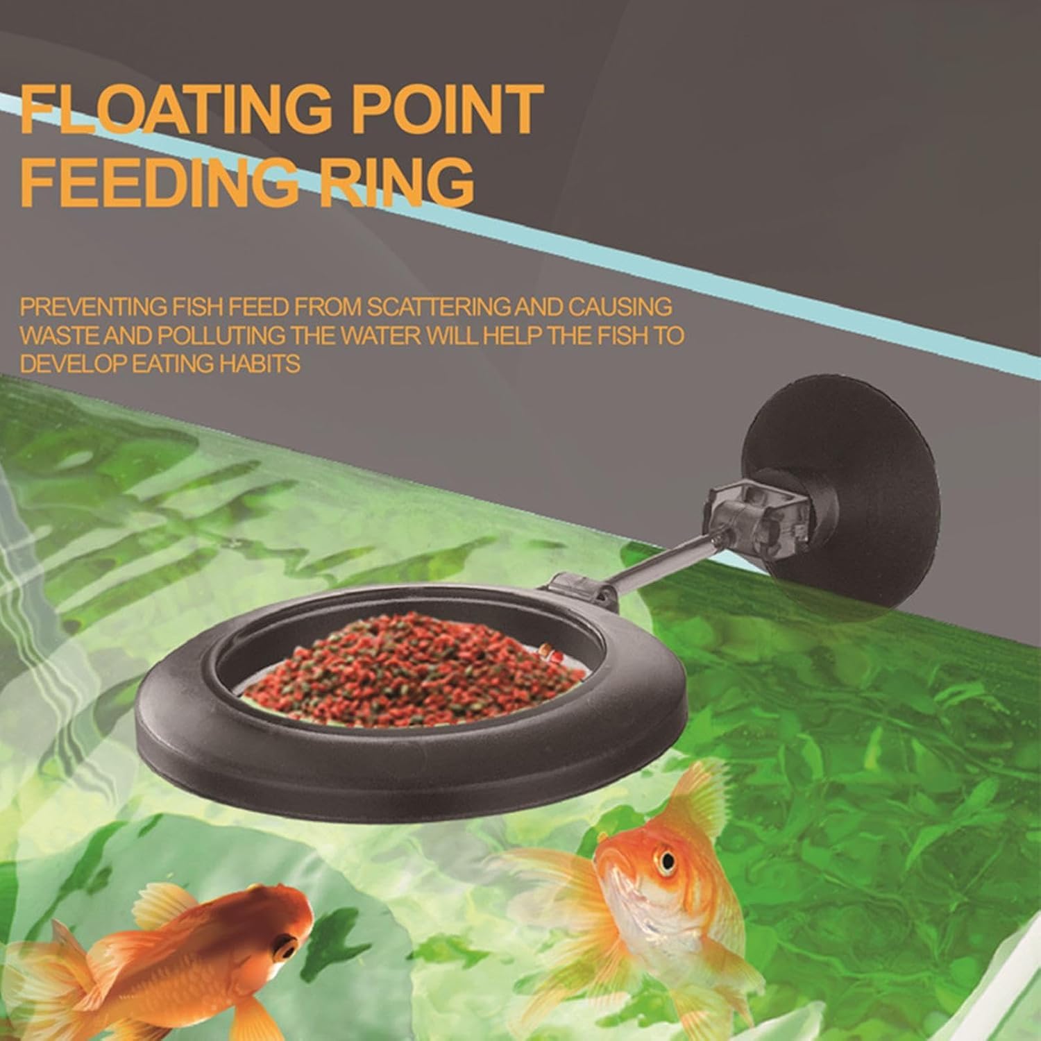 Jainsons Pet Products Aquarium Feeding Tube Set BL-846 | Adjustable Height Feeder with Funnel, Floating Feeding Ring & Accessories | Precise Fish & Shrimp Feeding Tool for Clean Tanks 2