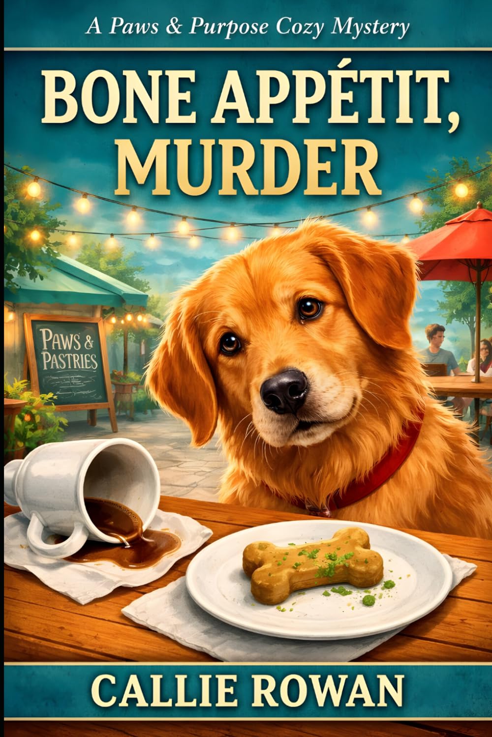 Bone Appétit, Murder: A Dog Cozy Mystery with Café Clues, Poison, and Small-Town Secrets (Paws & Purpose Cozy Mysteries)