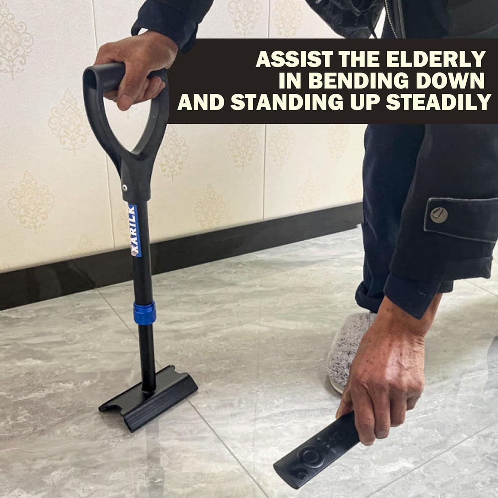 Ayuda de movilidad de elevación de pie para personas mayores, herramienta de asistencia de pie para ancianos, dispositivo de soporte de suelo para ayudar a levantarse, asistencia para la vida diaria