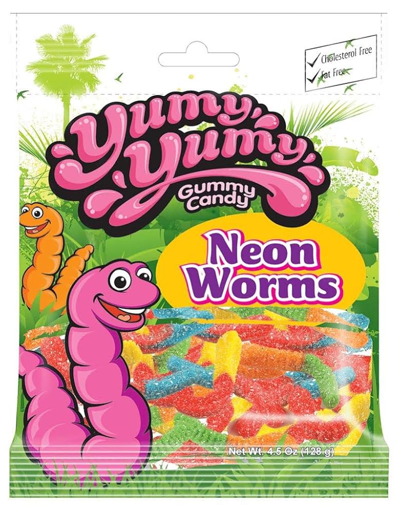 やみー Lafrontera Sour Gummy Worms Candy Same-Day Delivery | El Super