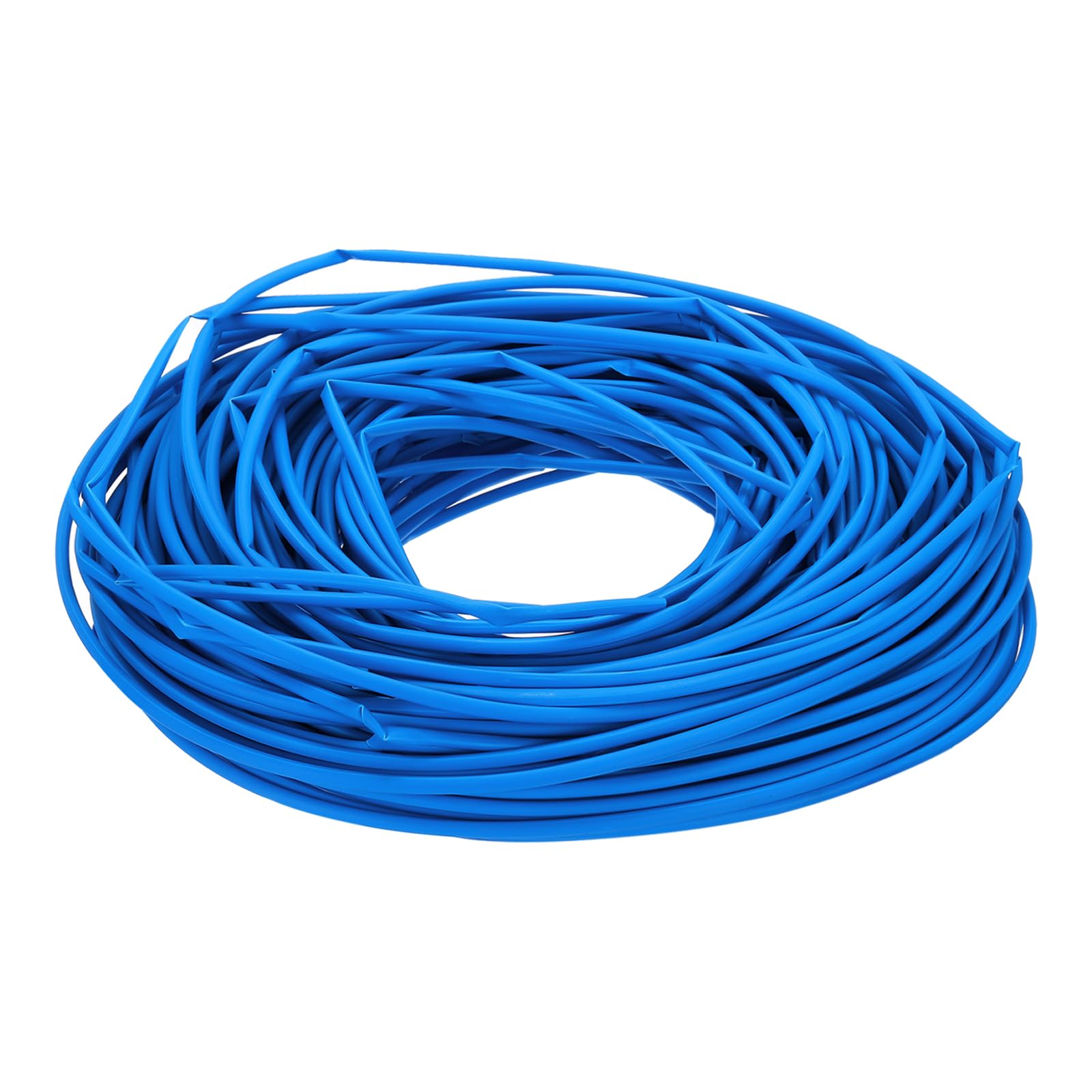 Guaina termorestringente, diametro interno 1/24", lunghezza 75,9 m, rapporto 2:1, poliolefina, guaina termorestringente per isolamento dei cavi elettrici, gestione dei cavi, nero