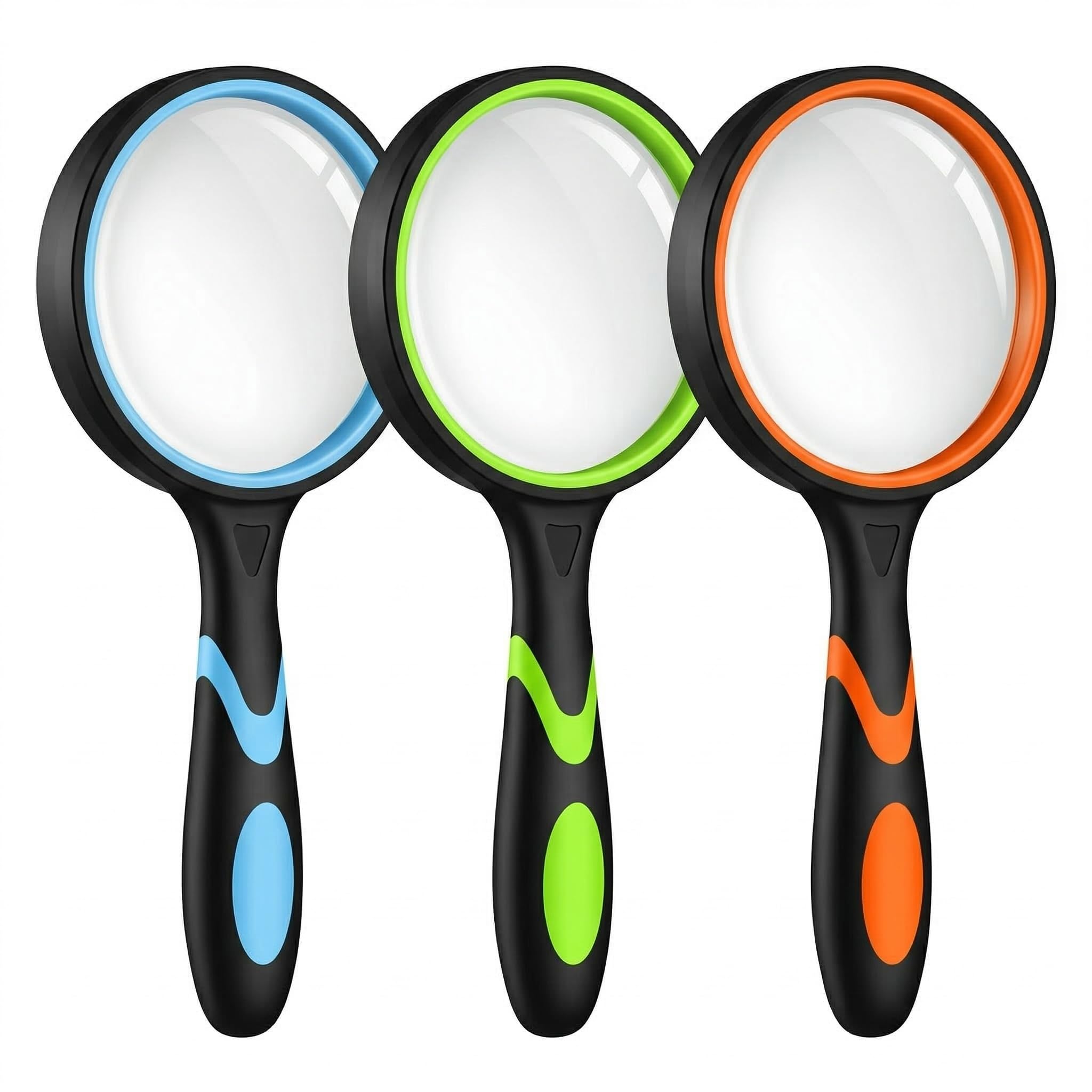 Loupe x10 lot de 3 idéale pour la lecture des personnes âgées